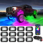 C2 Max RGB+IC Chasing Color Rock Lights Kit, 2-24 Pods, IP68 Waterproof