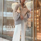 Glam Zipper Knit Cardigan